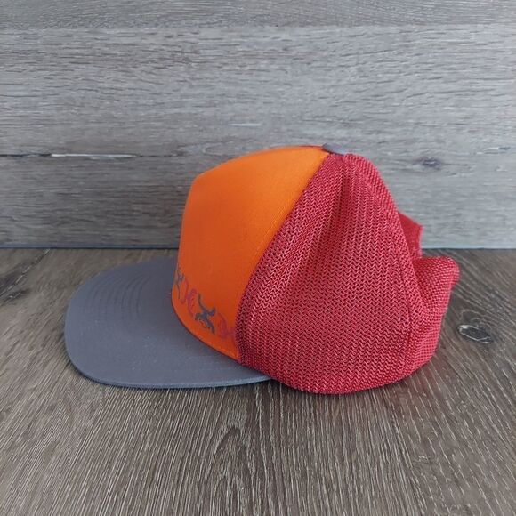 Hooey Flexfit Snapback Trucker Hat One Size Gray, Red & Orange - Picture 3 of 7